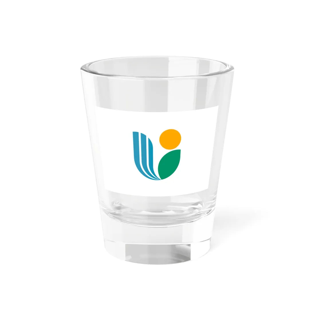 Flag of Uchiko Ehime (Japan) Shot Glass 1.5oz 1.5oz - Go Mug Yourself