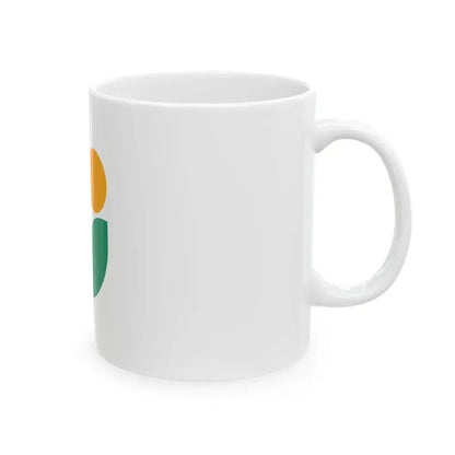 Flag of Uchiko Ehime (Japan) White Coffee Mug - Go Mug Yourself