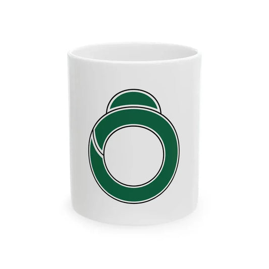 Flag of Uchinada Ishikawa (Japan) White Coffee Mug 11oz - Go Mug Yourself