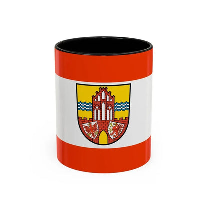 Flag of Uckermark Germany - Accent Coffee Mug 11oz Black - Go Mug Yourself