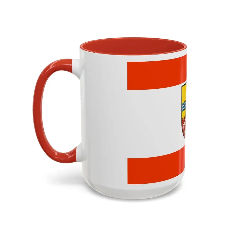 Flag of Uckermark Germany - Accent Coffee Mug - Go Mug Yourself