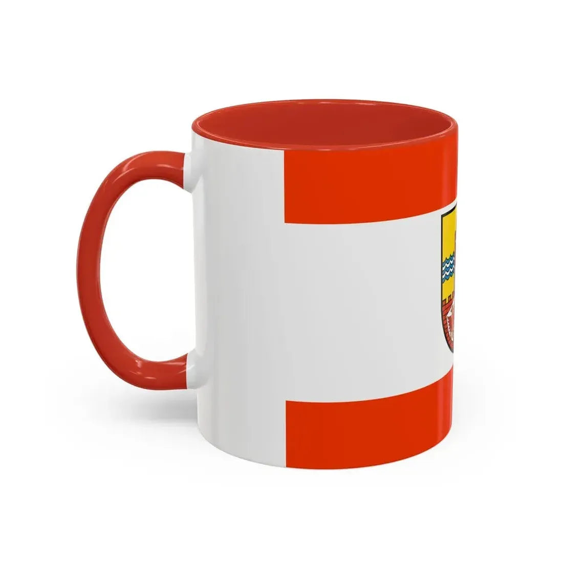 Flag of Uckermark Germany - Accent Coffee Mug - Go Mug Yourself