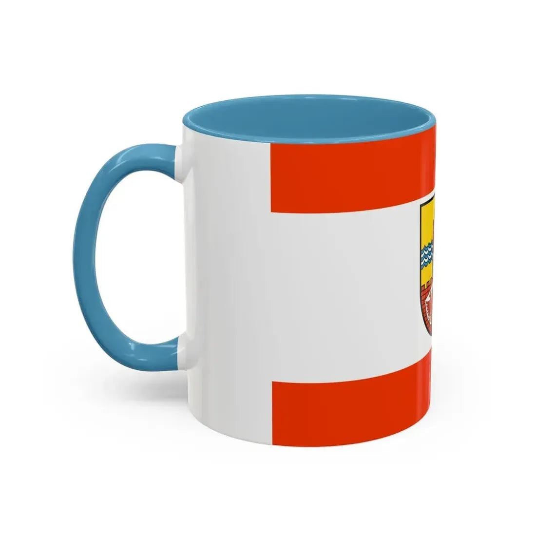 Flag of Uckermark Germany - Accent Coffee Mug - Go Mug Yourself