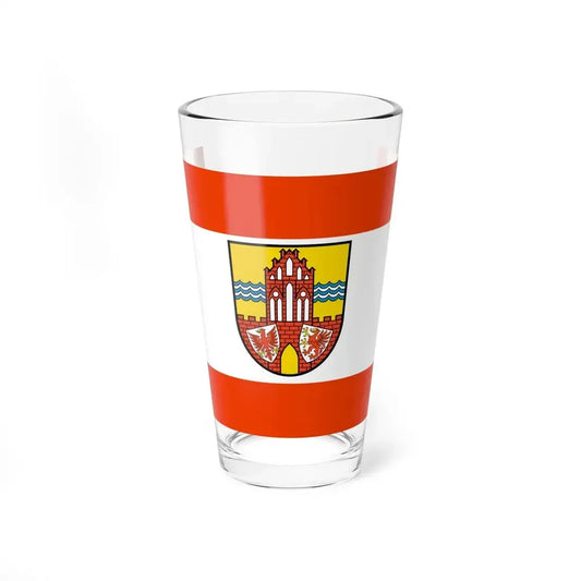 Flag of Uckermark Germany - Pint Glass 16oz 16oz - Go Mug Yourself