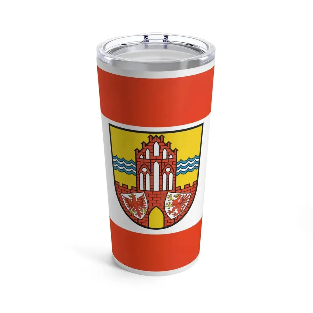 Flag of Uckermark Germany - Tumbler 20oz 20oz - Go Mug Yourself