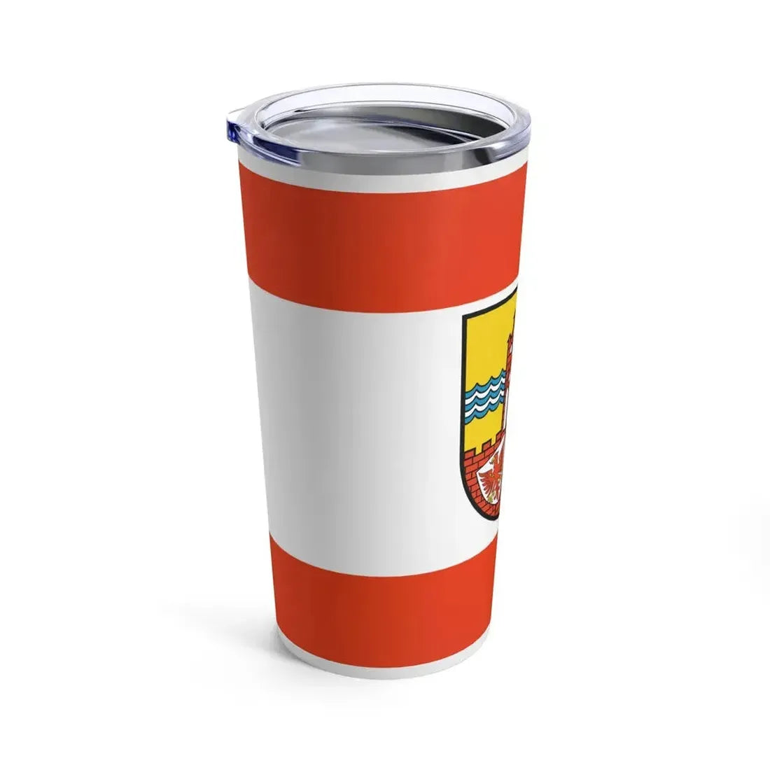 Flag of Uckermark Germany - Tumbler 20oz - Go Mug Yourself