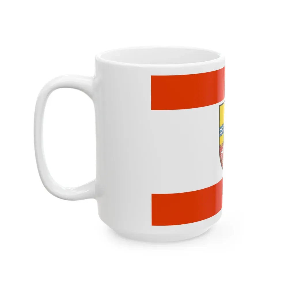 Flag of Uckermark Germany - White Coffee Mug - Go Mug Yourself