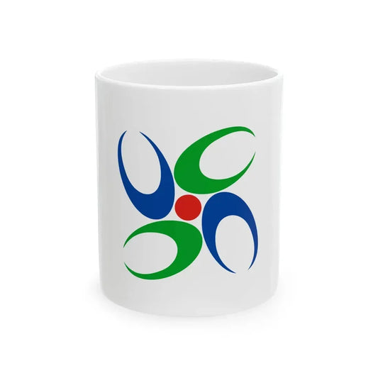 Flag of Uda Nara (Japan) White Coffee Mug 11oz - Go Mug Yourself