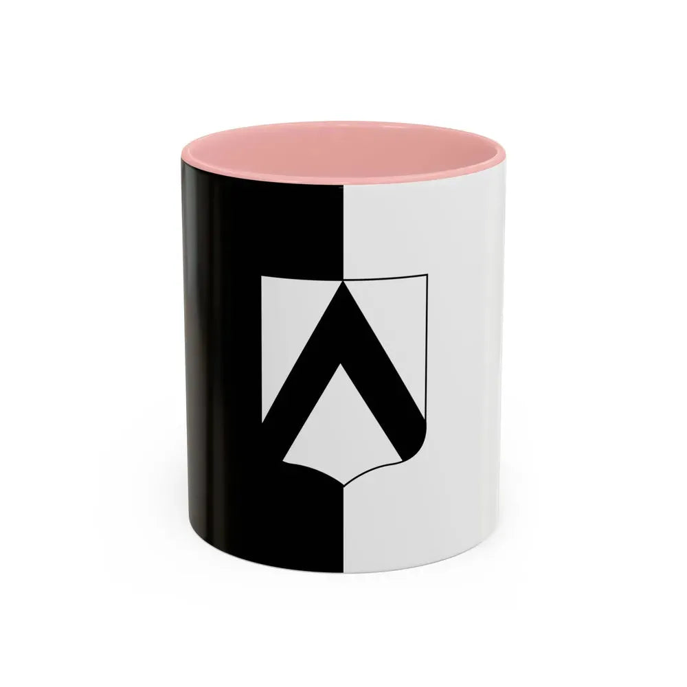 Flag of Udine Italy - Accent Coffee Mug 11oz Pink - Go Mug Yourself
