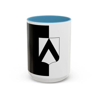 Flag of Udine Italy - Accent Coffee Mug 15oz Light Blue - Go Mug Yourself