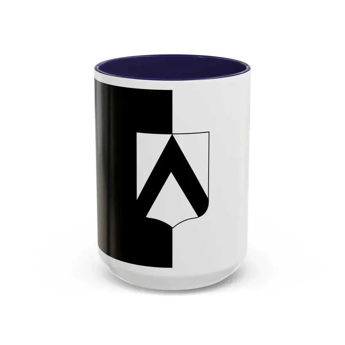Flag of Udine Italy - Accent Coffee Mug 15oz Navy - Go Mug Yourself