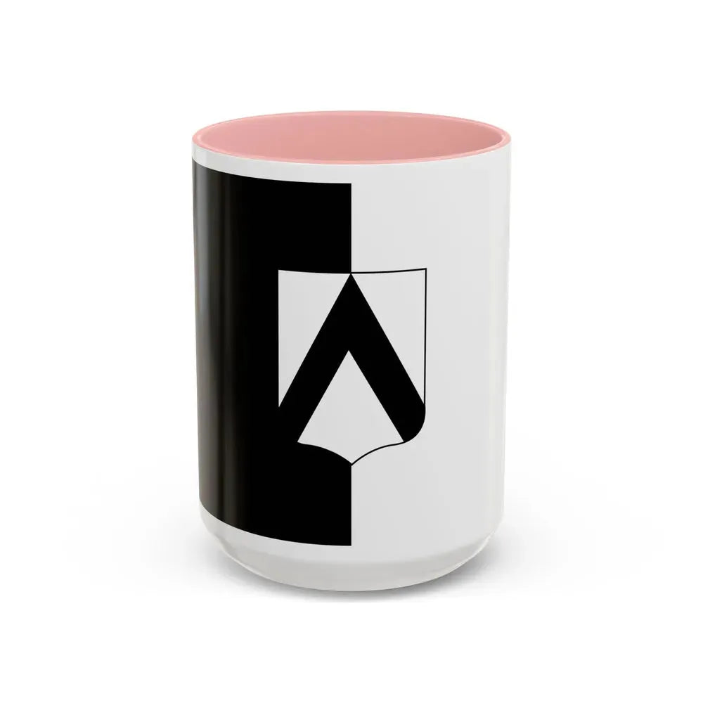 Flag of Udine Italy - Accent Coffee Mug 15oz Pink - Go Mug Yourself