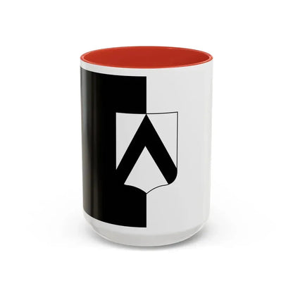 Flag of Udine Italy - Accent Coffee Mug 15oz Red - Go Mug Yourself