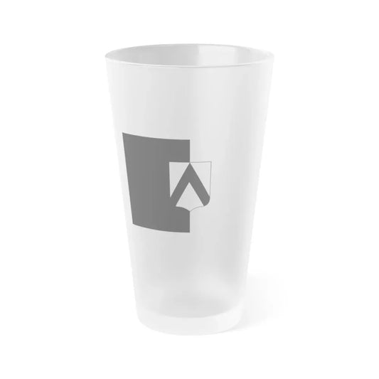 Flag of Udine Italy - Frosted Pint Glass 16oz 16oz Frosted - Go Mug Yourself
