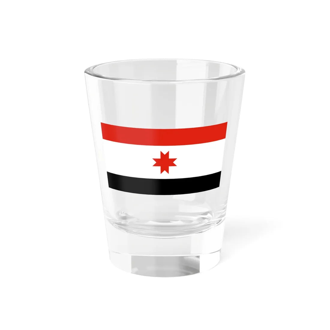 Flag of Udmurtia design 2 (Russia) Shot Glass 1.5oz 1.5oz - Go Mug Yourself