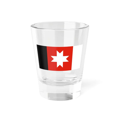 Flag of Udmurtia design 3 (Russia) Shot Glass 1.5oz 1.5oz - Go Mug Yourself