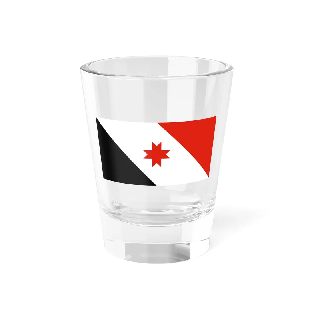 Flag of Udmurtia design 4 (Russia) Shot Glass 1.5oz 1.5oz - Go Mug Yourself
