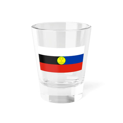 Flag of Udmurtia proposal 1 (Russia) Shot Glass 1.5oz 1.5oz - Go Mug Yourself