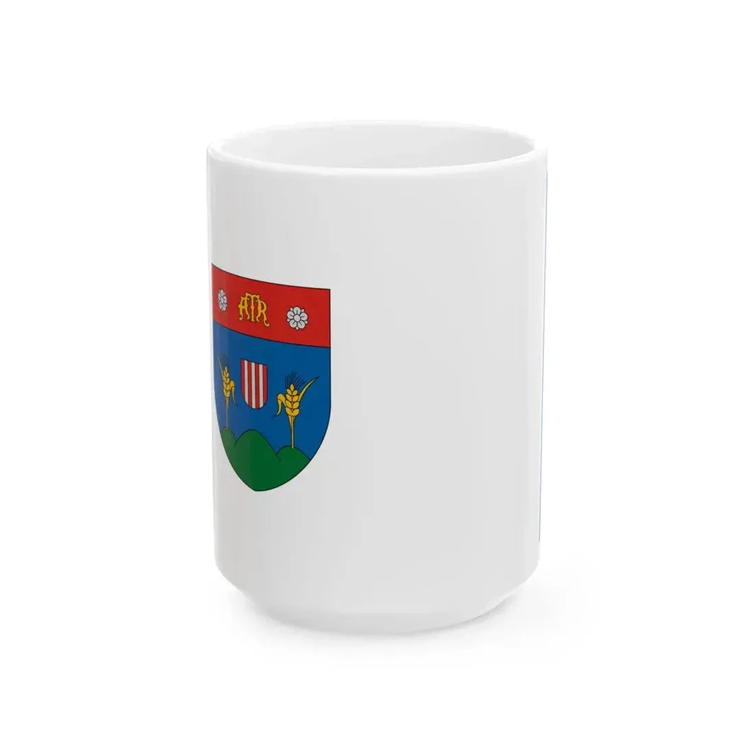 Flag of Udvari (Hungary) White Coffee Mug 15oz - Go Mug Yourself