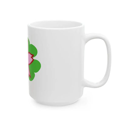 Flag of Ueda Nagano no text (Japan) White Coffee Mug - Go Mug Yourself