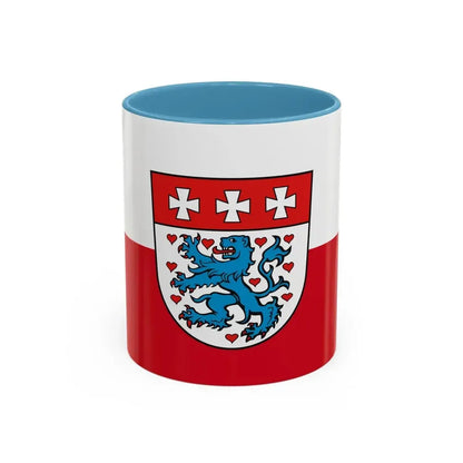 Flag of Uelzen Germany - Accent Coffee Mug 11oz Light Blue - Go Mug Yourself