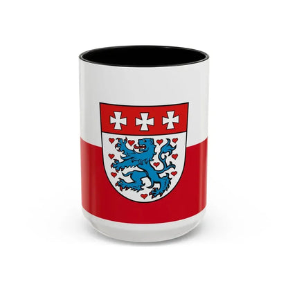 Flag of Uelzen Germany - Accent Coffee Mug 15oz Black - Go Mug Yourself
