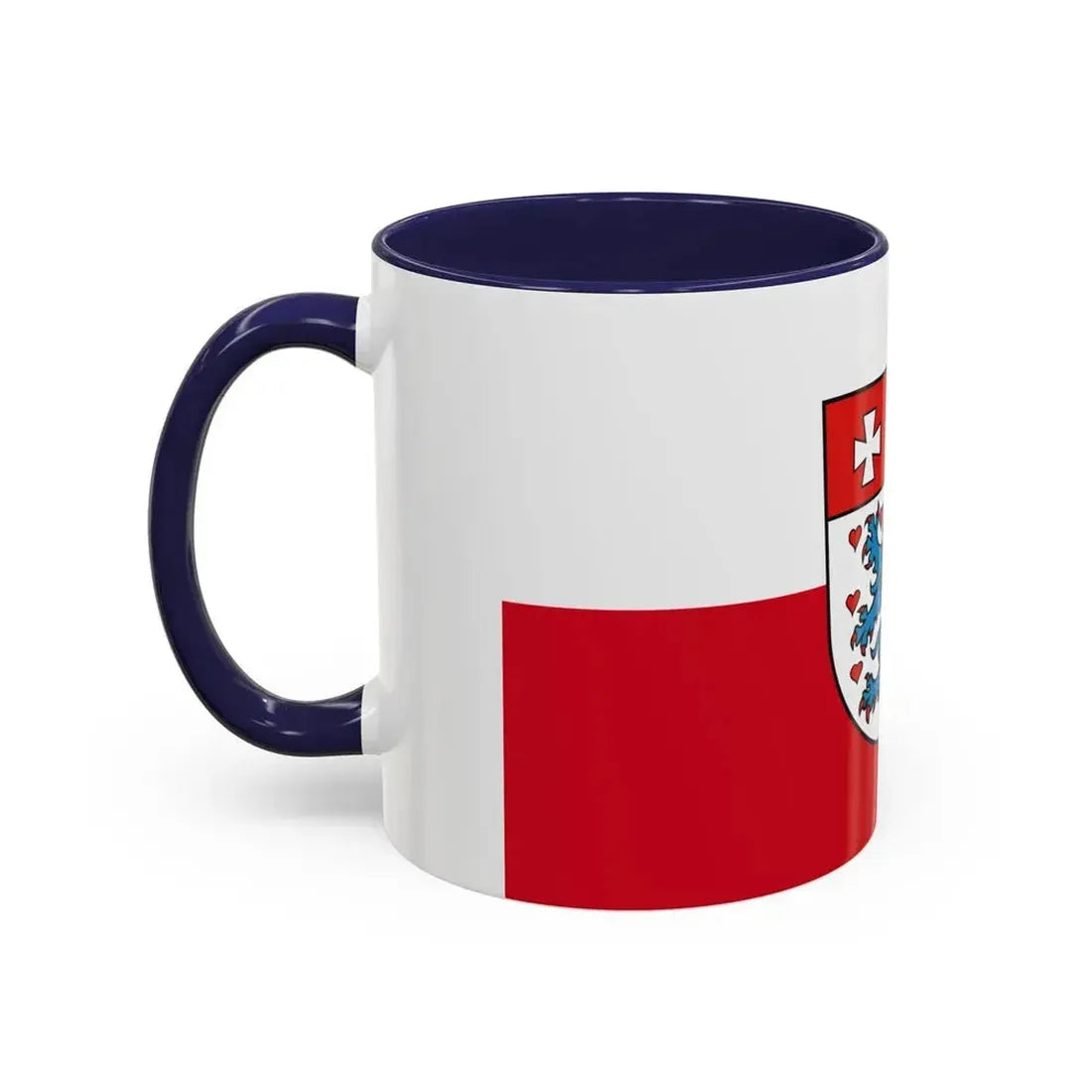 Flag of Uelzen Germany - Accent Coffee Mug - Go Mug Yourself
