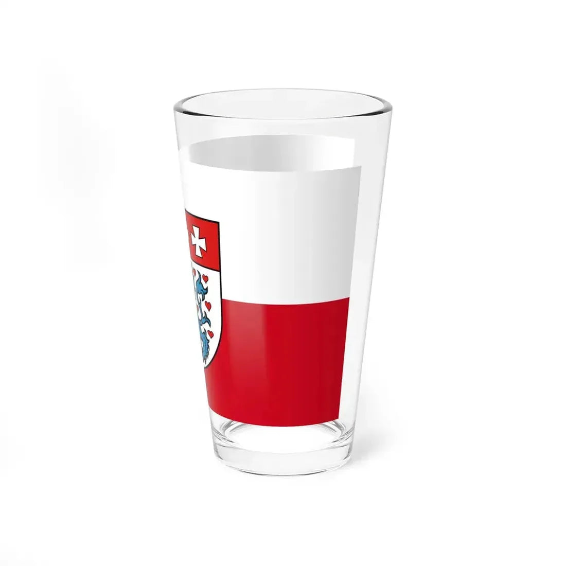 Flag of Uelzen Germany - Pint Glass 16oz - Go Mug Yourself