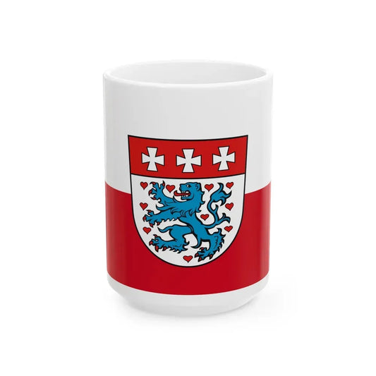 Flag of Uelzen Germany - White Coffee Mug 15oz - Go Mug Yourself