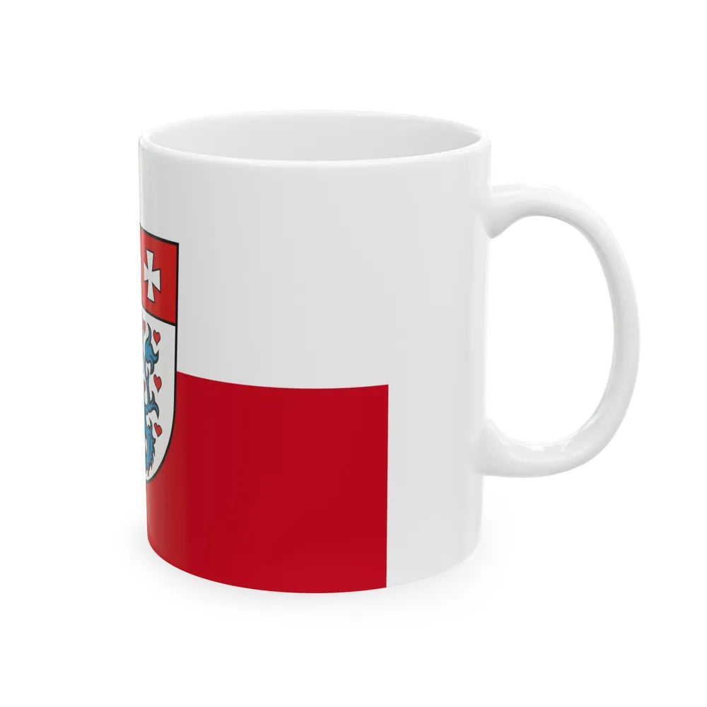 Flag of Uelzen Germany - White Coffee Mug-Go Mug Yourself