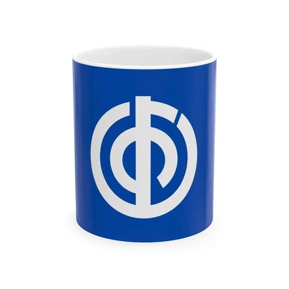 Flag of Ueno Gunma (Japan) White Coffee Mug 11oz - Go Mug Yourself