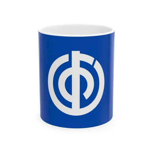 Flag of Ueno Gunma (Japan) White Coffee Mug 11oz - Go Mug Yourself