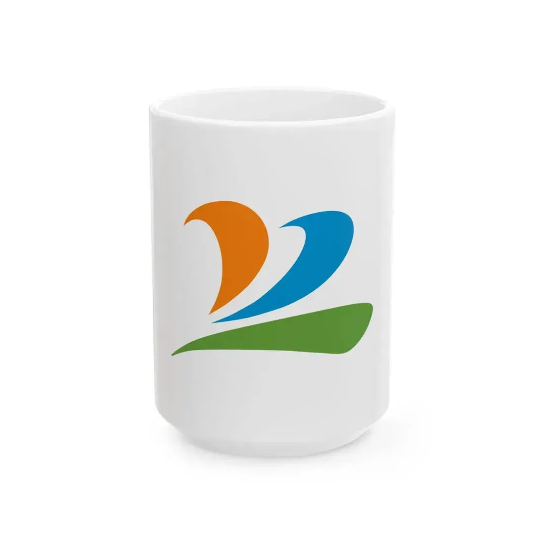 Flag of Uenohara Yamanashi (Japan) White Coffee Mug 15oz - Go Mug Yourself