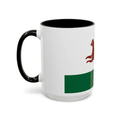 Flag of Ufa Russia - Accent Coffee Mug - Go Mug Yourself