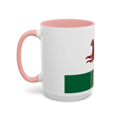 Flag of Ufa Russia - Accent Coffee Mug - Go Mug Yourself