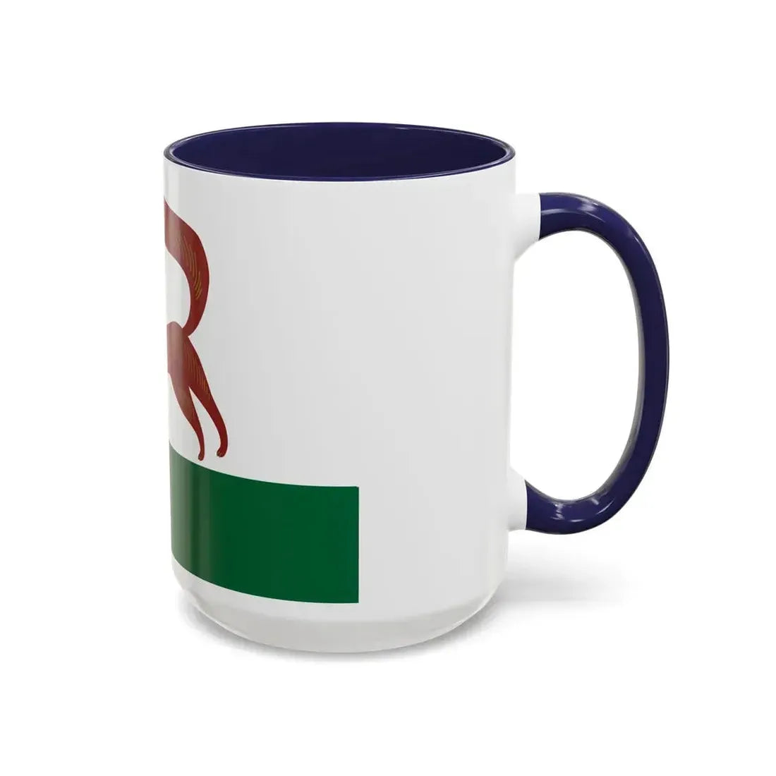 Flag of Ufa Russia - Accent Coffee Mug - Go Mug Yourself