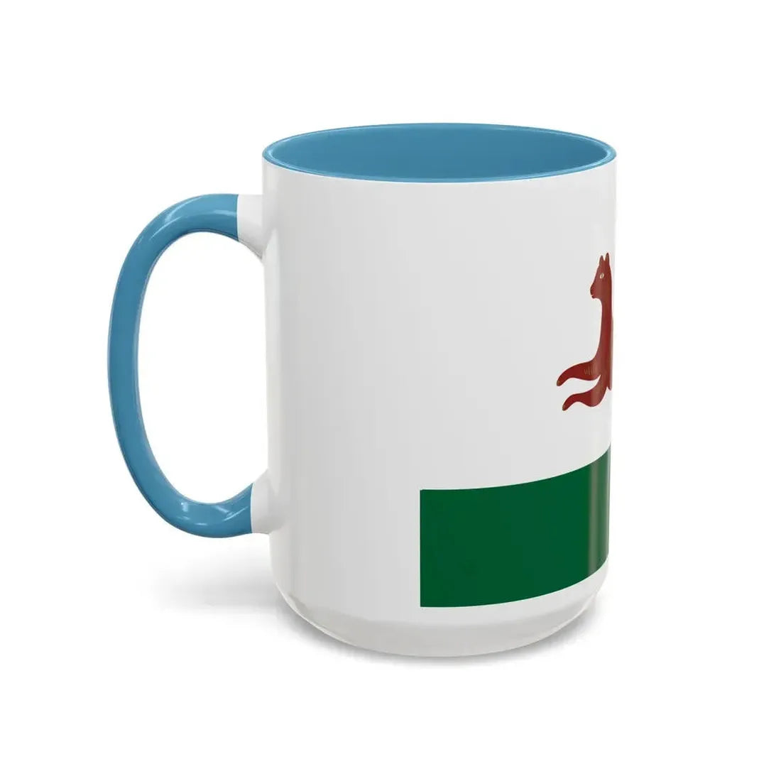 Flag of Ufa Russia - Accent Coffee Mug - Go Mug Yourself