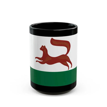 Flag of Ufa Russia - Black Coffee Mug 15oz - Go Mug Yourself
