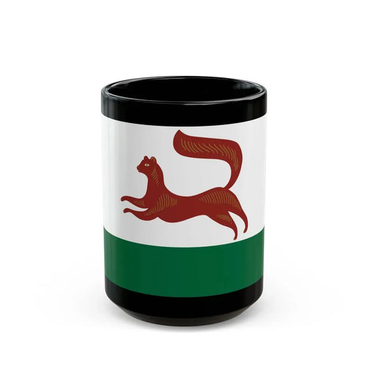 Flag of Ufa Russia - Black Coffee Mug 15oz - Go Mug Yourself