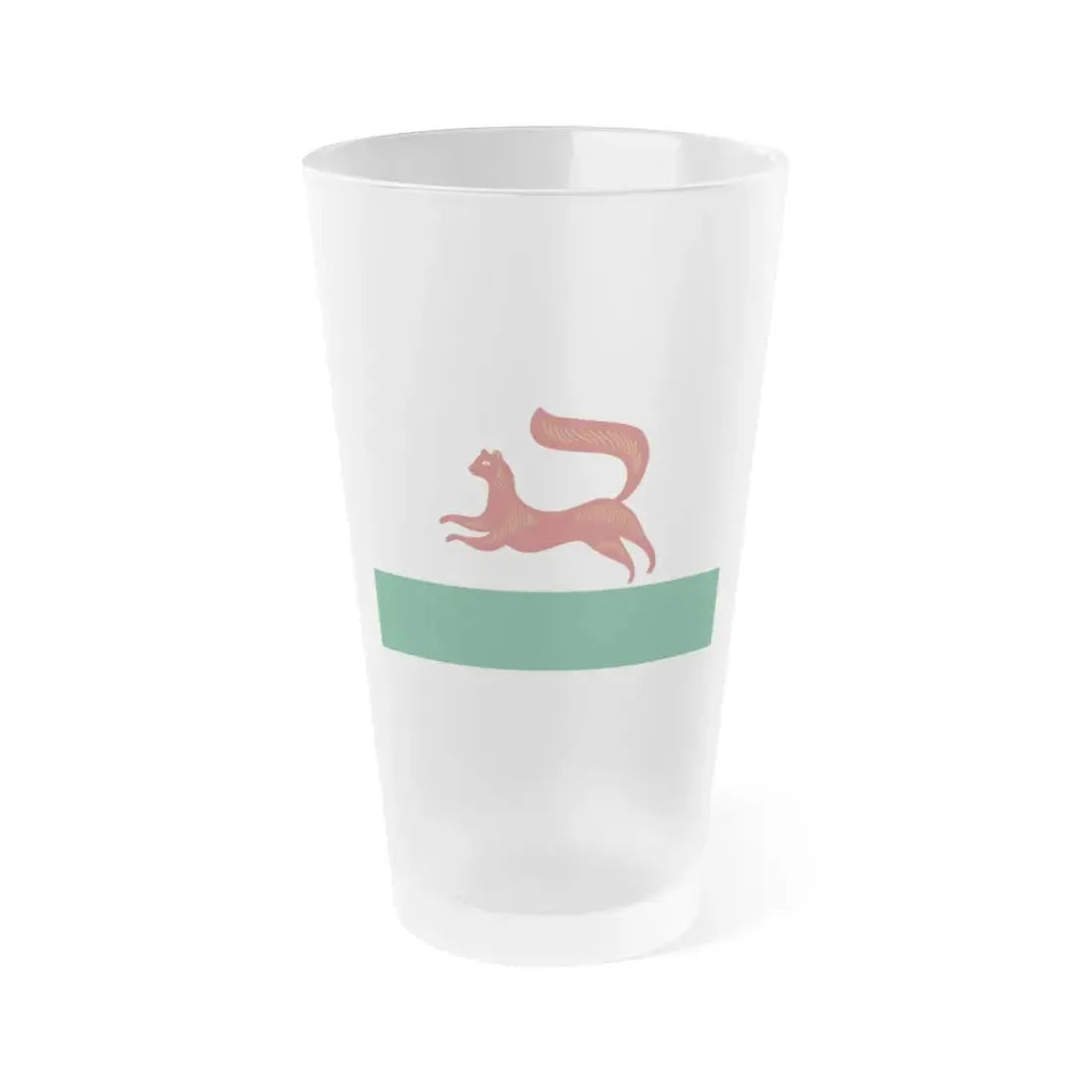 Flag of Ufa Russia - Frosted Pint Glass 16oz 16oz Frosted - Go Mug Yourself