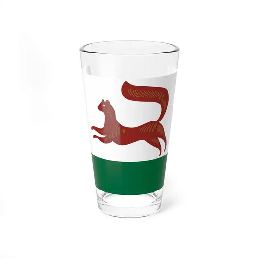 Flag of Ufa Russia - Pint Glass 16oz 16oz - Go Mug Yourself