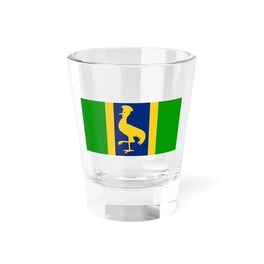 Flag of Uganda 1962 (Uganda) Shot Glass 1.5oz 1.5oz - Go Mug Yourself