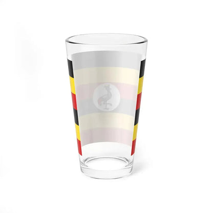 Flag of Uganda (Uganda) Pint Glass 16oz - Go Mug Yourself
