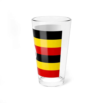 Flag of Uganda (Uganda) Pint Glass 16oz - Go Mug Yourself