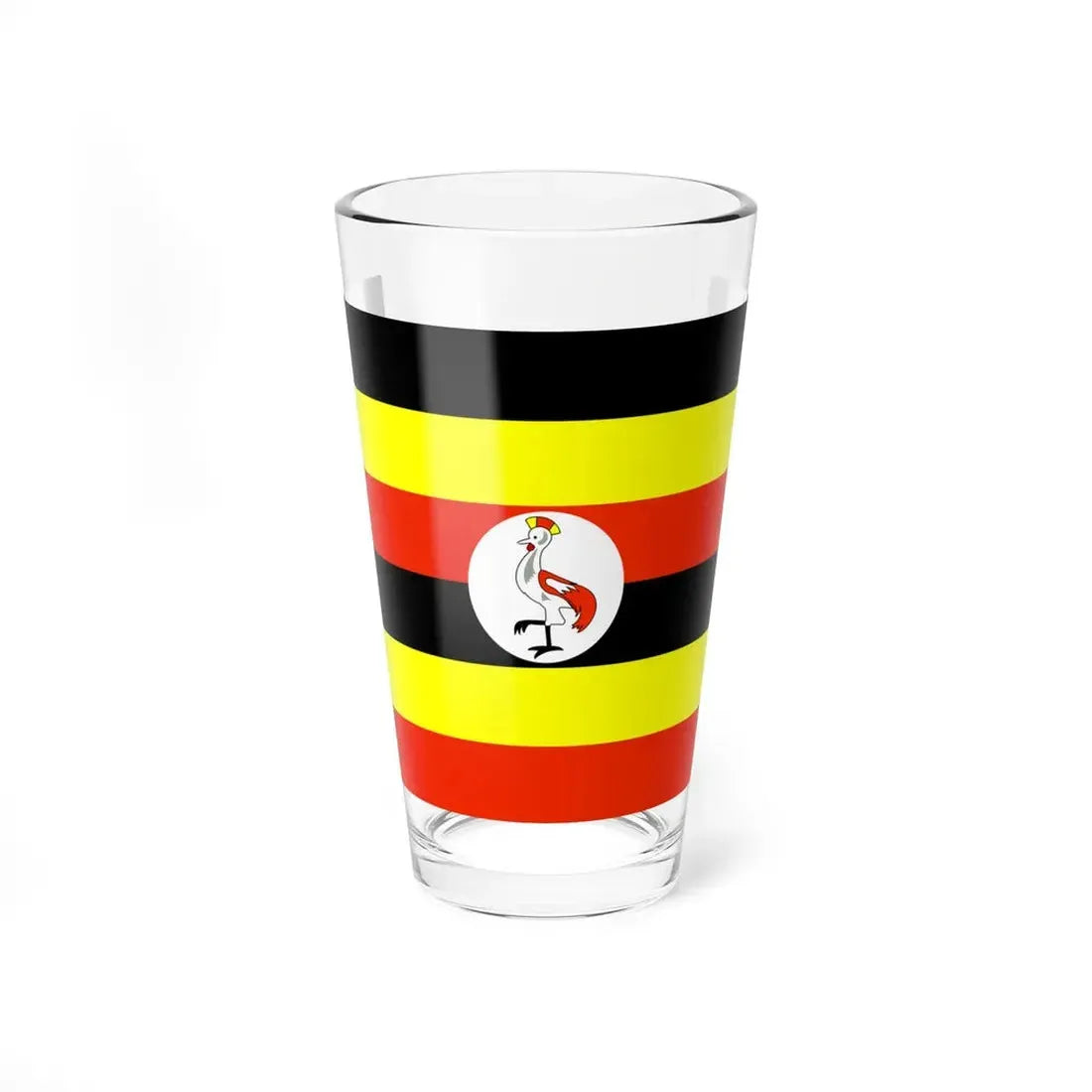 Flag of Uganda WFB 2000 (Uganda) Pint Glass 16oz 16oz - Go Mug Yourself