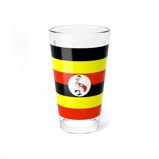 Flag of Uganda WFB 2000 (Uganda) Pint Glass 16oz 16oz - Go Mug Yourself