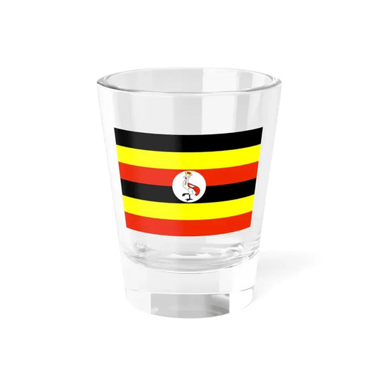 Flag of Uganda WFB 2000 (Uganda) Shot Glass 1.5oz 1.5oz - Go Mug Yourself