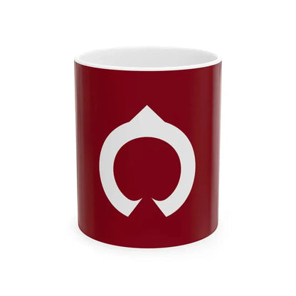 Flag of Ugo Akita (Japan) White Coffee Mug 11oz - Go Mug Yourself