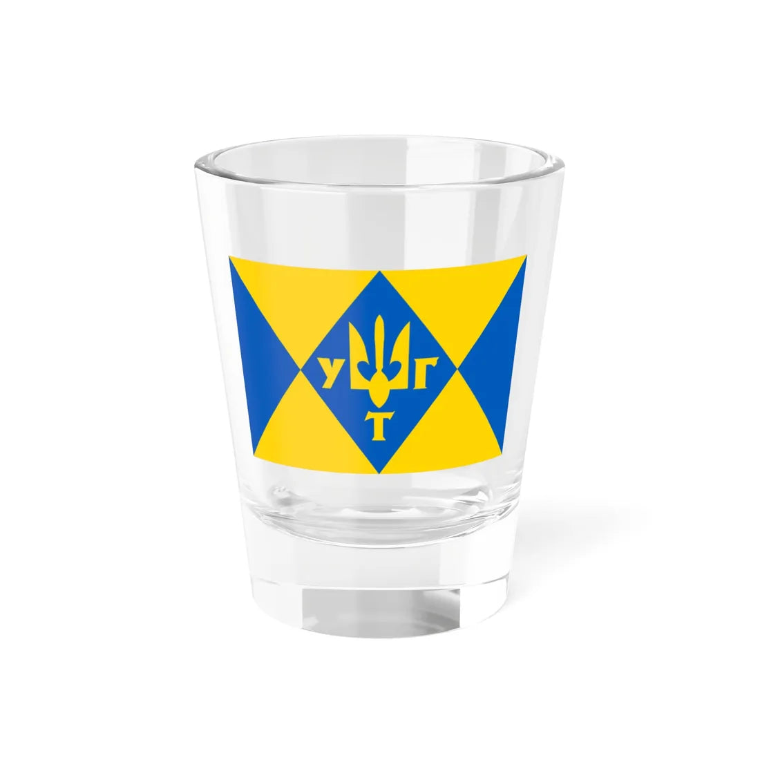 Flag of UHT (Ukraine) Shot Glass 1.5oz 1.5oz - Go Mug Yourself