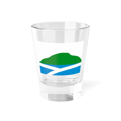 Flag of Uinsky rayon Perm krai (Russia) Shot Glass 1.5oz 1.5oz - Go Mug Yourself